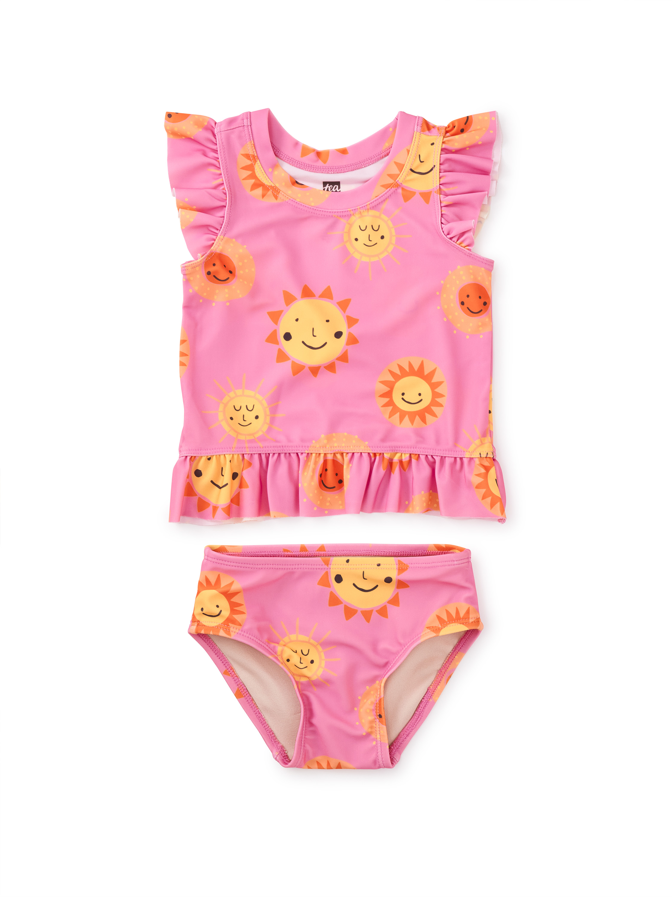 Short Sleeve Baby Swim Set Tea Collection