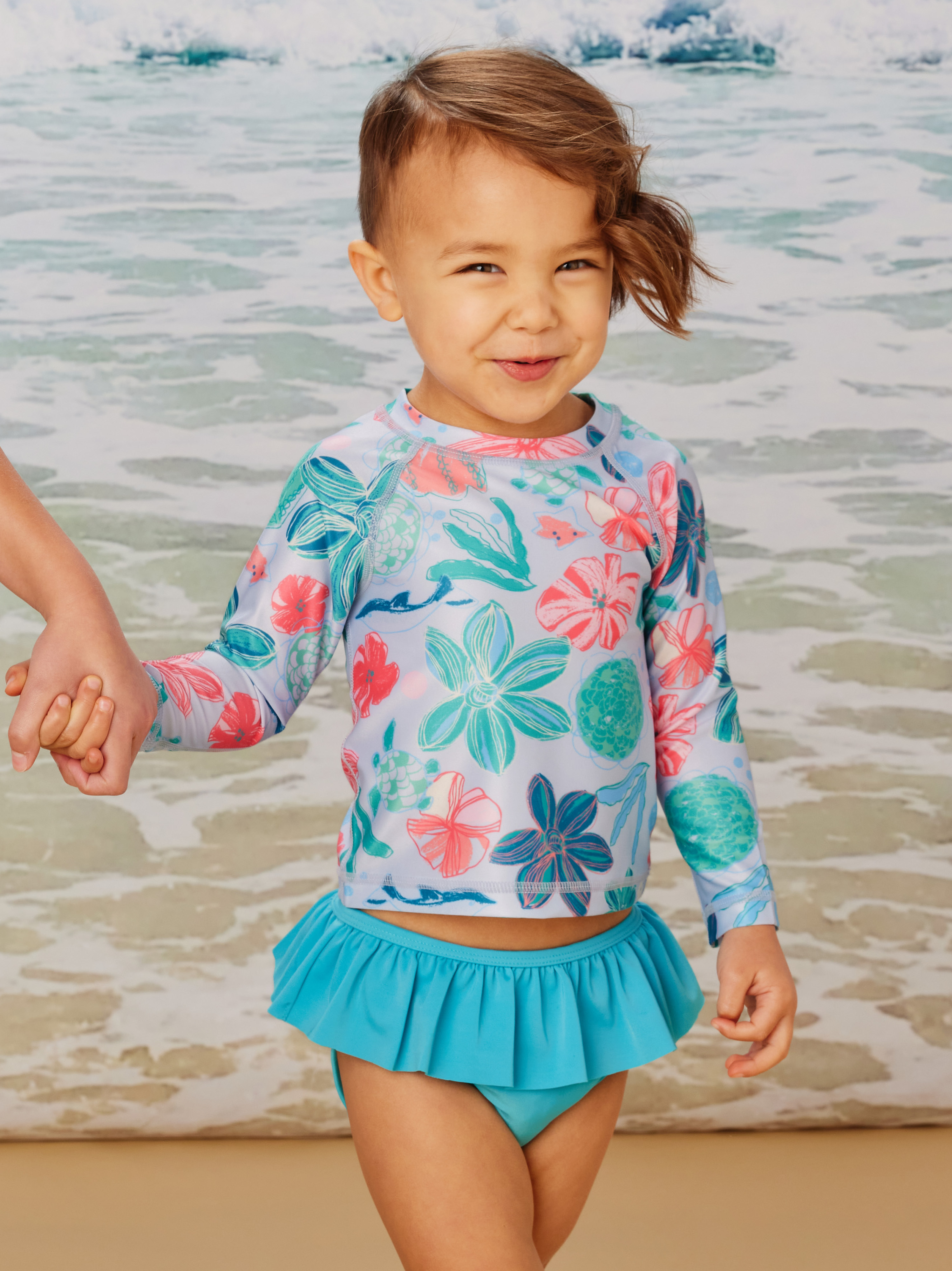 Rash Guard Baby Swim Set Tea Collection