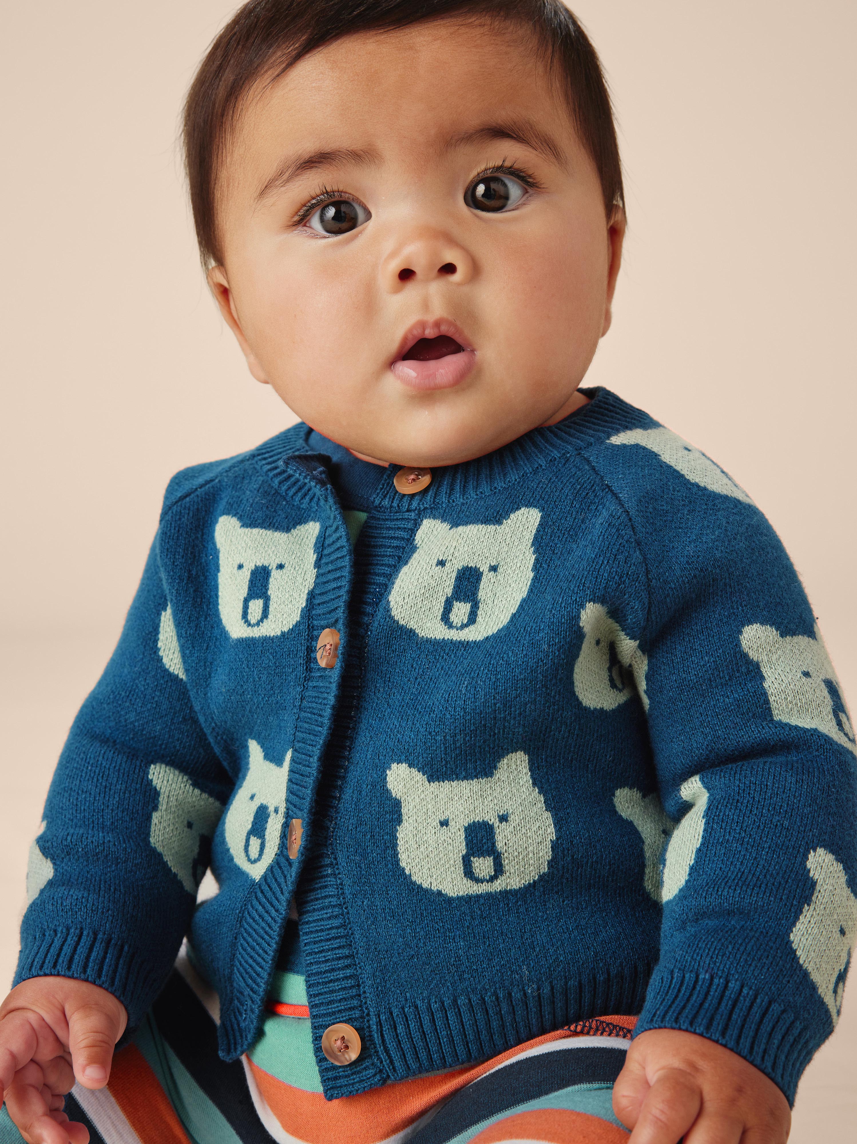 Iconic Baby Cardigan Tea Collection