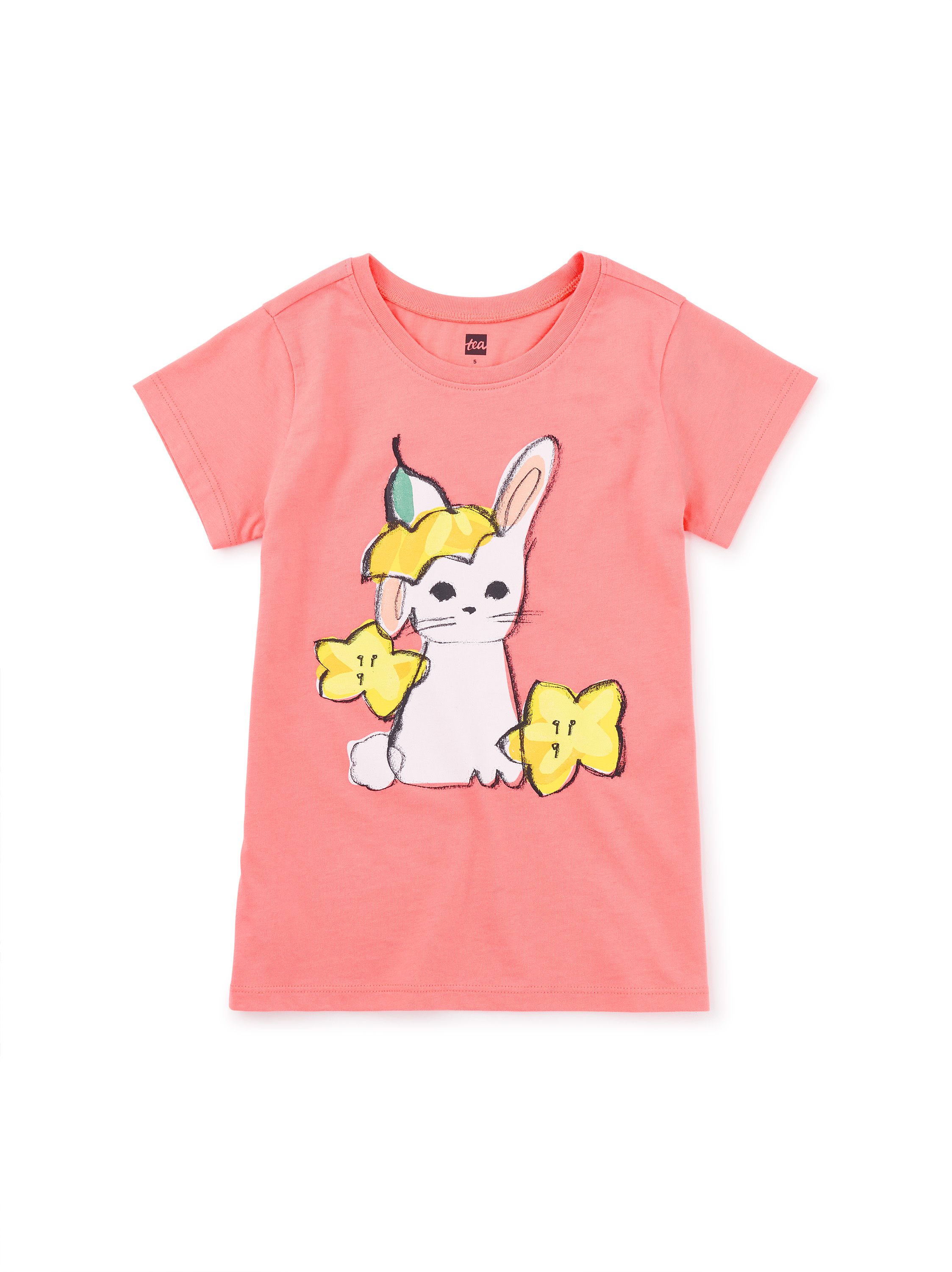 Garden Bunny Graphic Tee Tea Collection