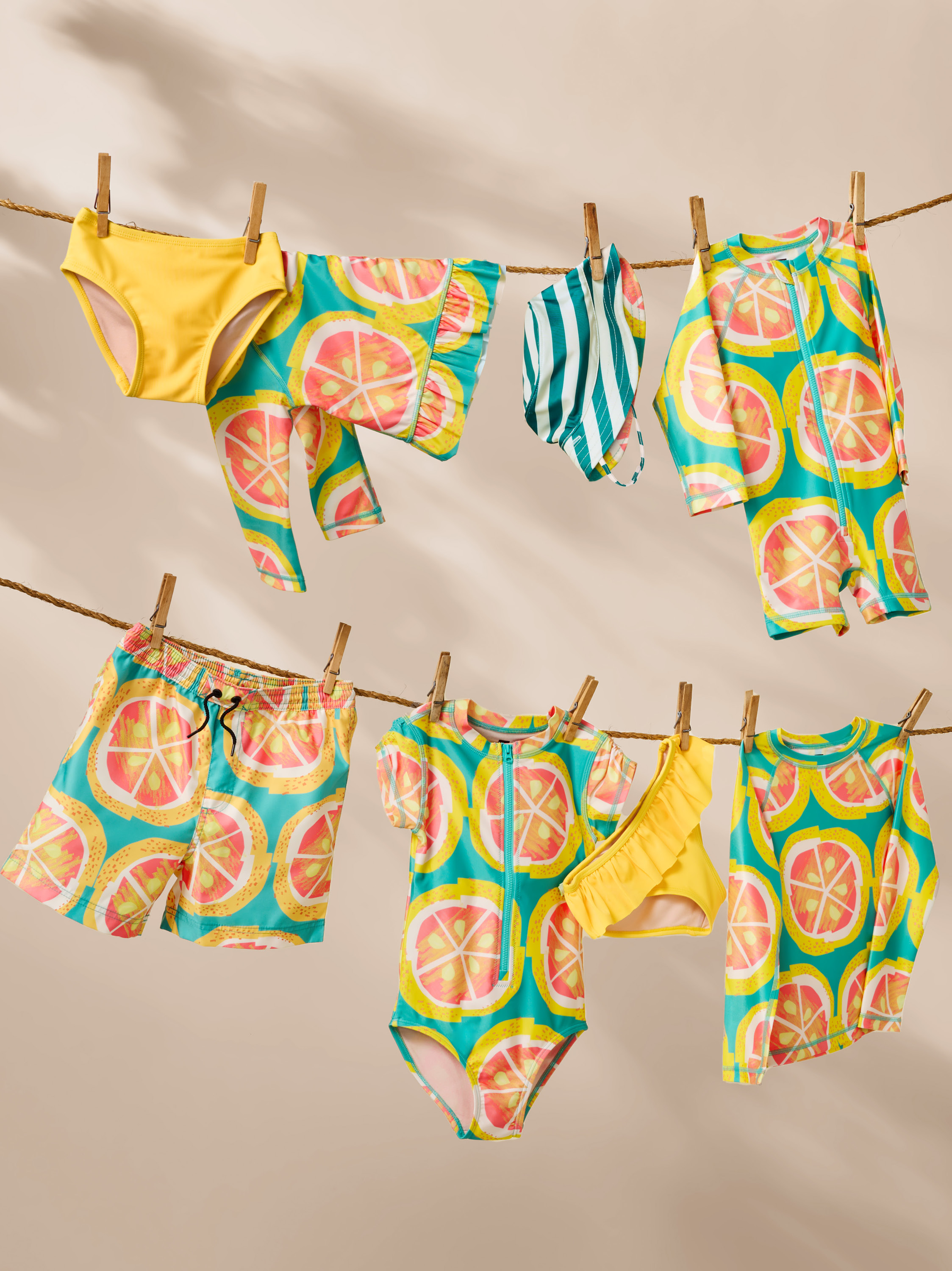 Rash Guard Baby Swim Set Tea Collection
