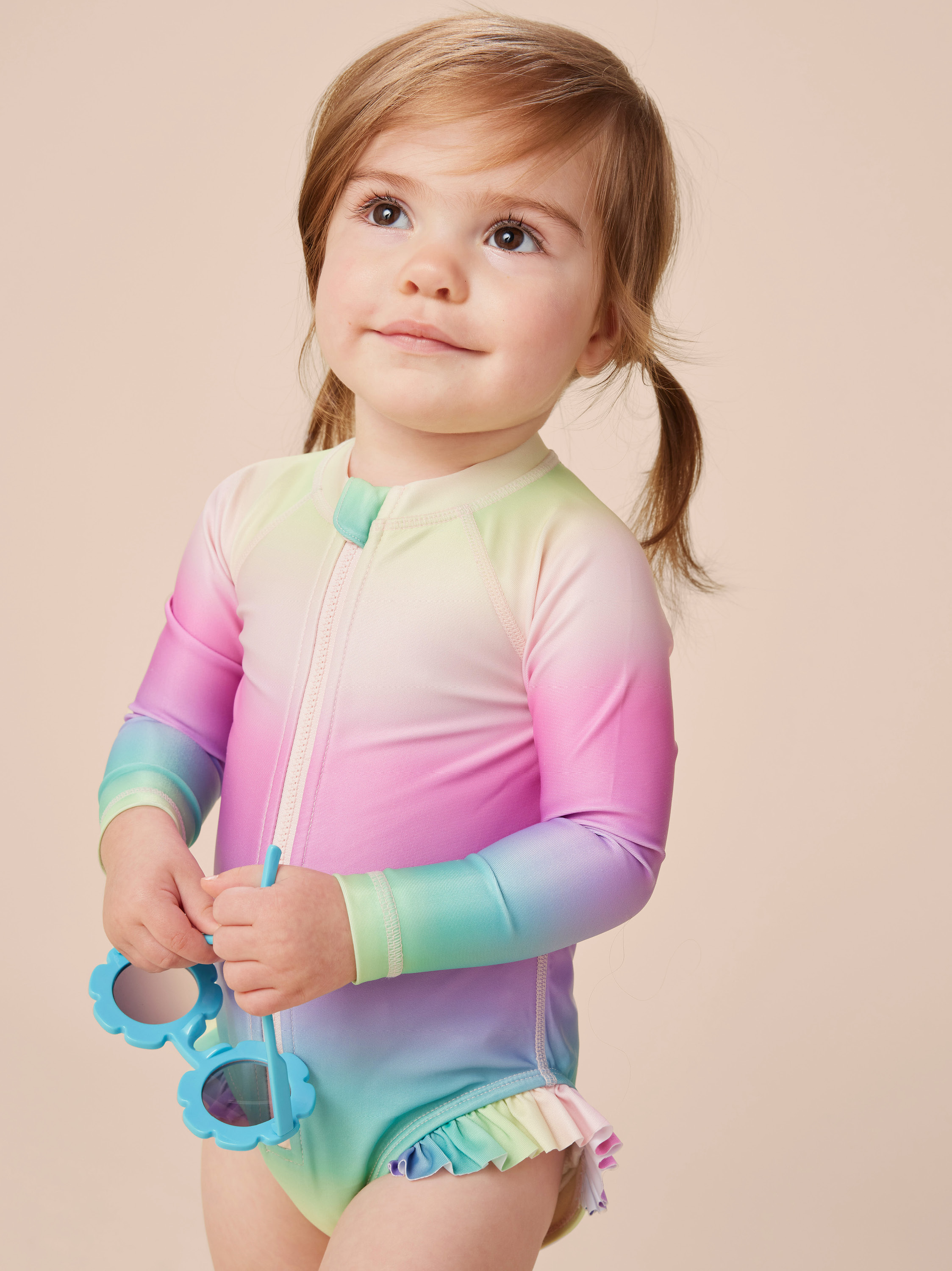 Rash Guard Baby Swimsuit Tea Collection