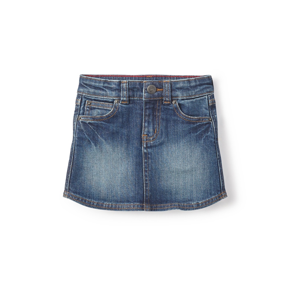 Adorable Denim Skirt for Little Girls Tea Collection