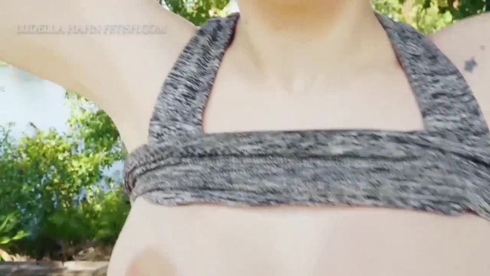 Fetish Femdom Big Tits online xxx video 36 Ludella Hahn – Public Park Timestop: Freezing the