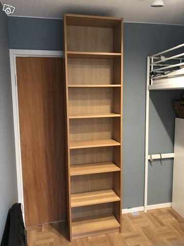 bokhylla 60cm Billy Bokhylla I Ek 60 Cm - - Tiptapp