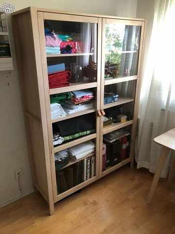 ikea björksnäs vitrinskåp Björknäs Ikea Vitrinskåp - - Tiptapp