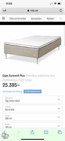 mio resårbotten Resårbotten Mio 140 X 200 - - Tiptapp