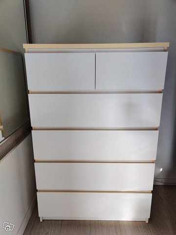 malmbyrå 6 lådor Ikea Malm Byrå 6 Lådor - - Tiptapp