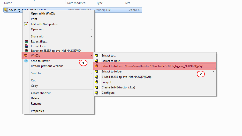 How to extract archived files (Windows OS) Template Monster Help