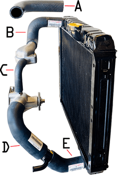 Radiator Hoses for FJ40/45/55/60