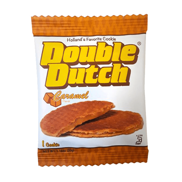 Double Dutch Stroopwafel Single Package Dutch Windmill Cookies and