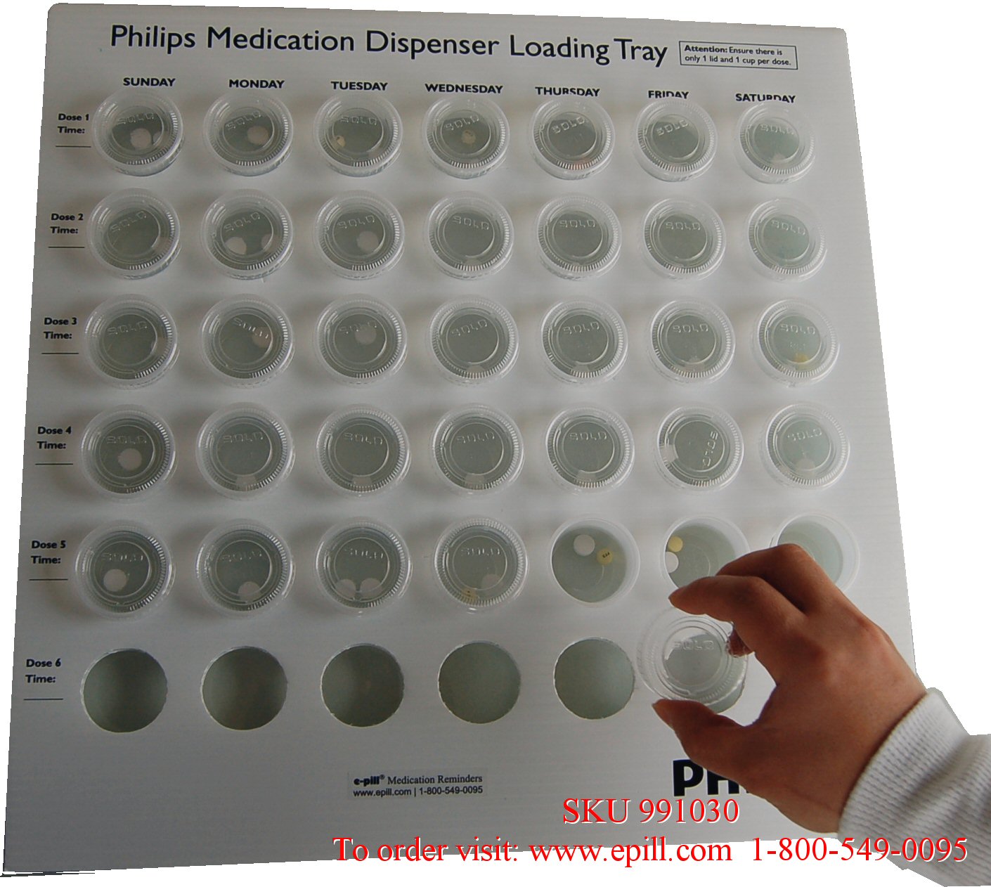 MD.2 / Philips Medication Dispenser Medication Loading Tray