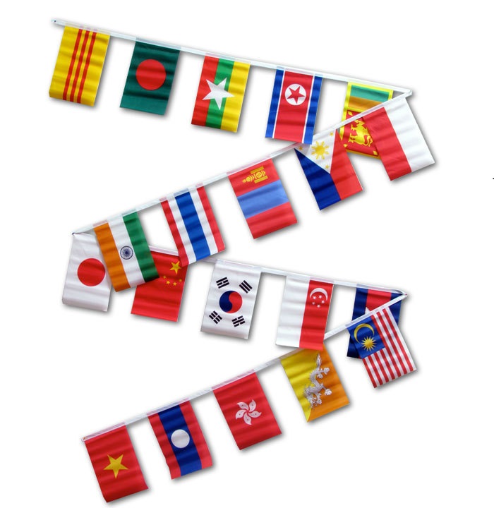 International Flag Streamers Flag Streamers & Party Decorations