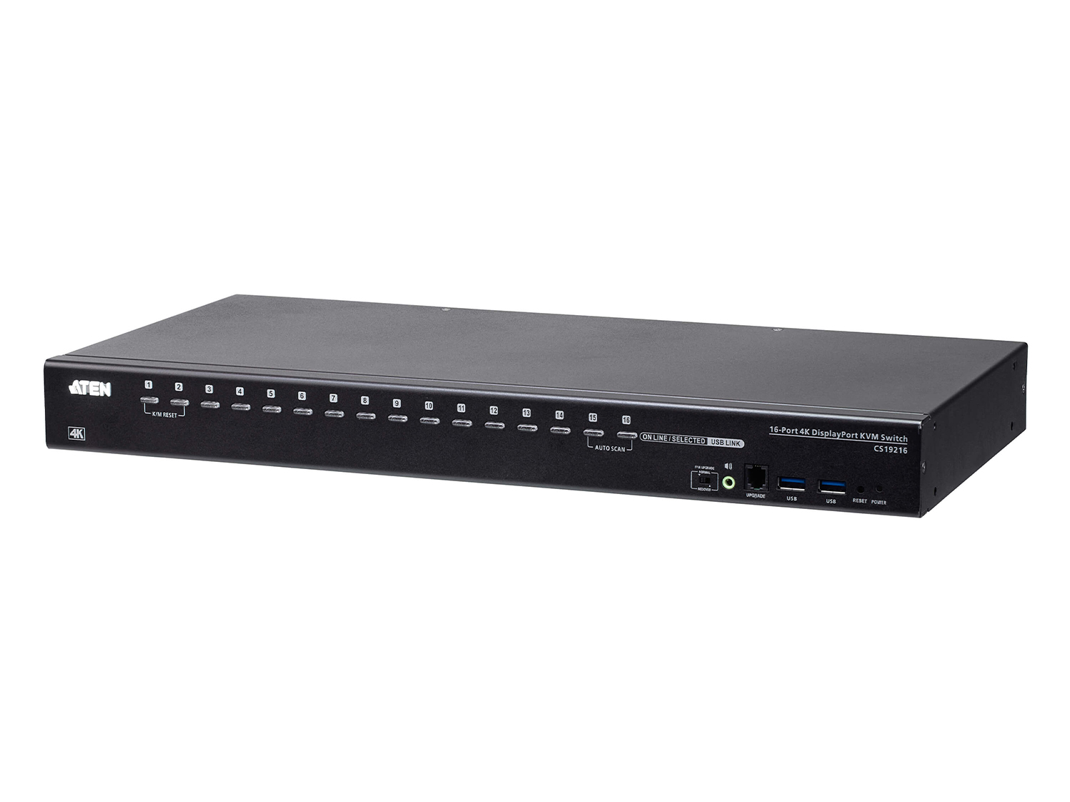 CS19216 16Port USB 3.0 4K DisplayPort KVM Switch