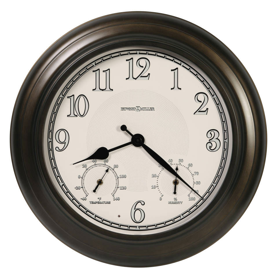Briar Outdoor Wall Clock 24.25" by Howard Miller 24" Clocks