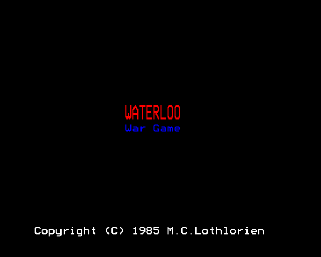 Waterloo gallery. Screenshots, covers, titles and ingame images