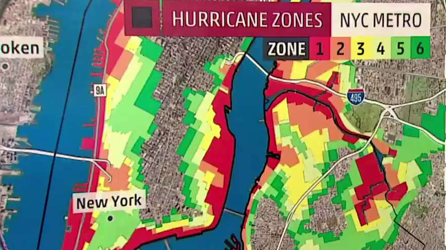 New York City has Changed their Hurricane Zones Videos from The
