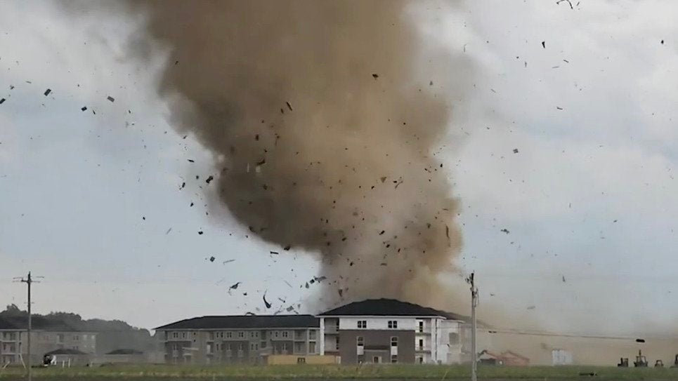 Tornadoes Strike Midwest 1 Dead In Martin County; Structures Destroyed