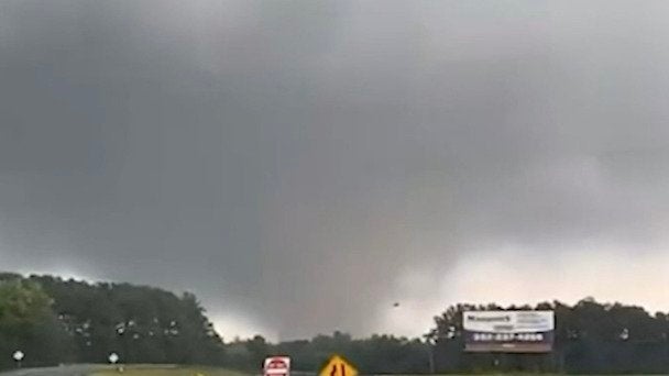 North Carolina Hit By Tornado, Causing Injuries Videos from The