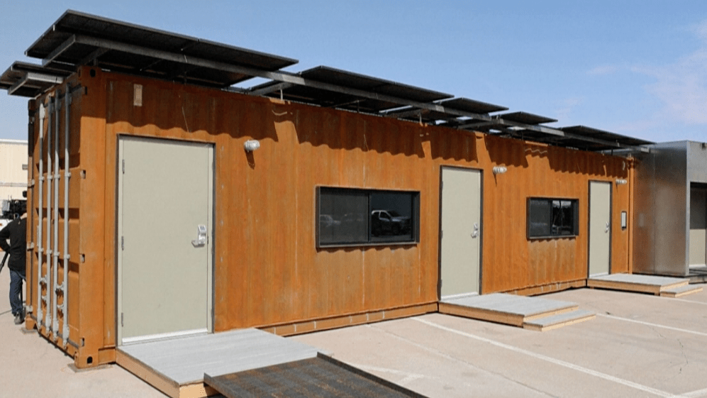 Shipping Container Homeless Shelters Open Videos from The Weather Channel