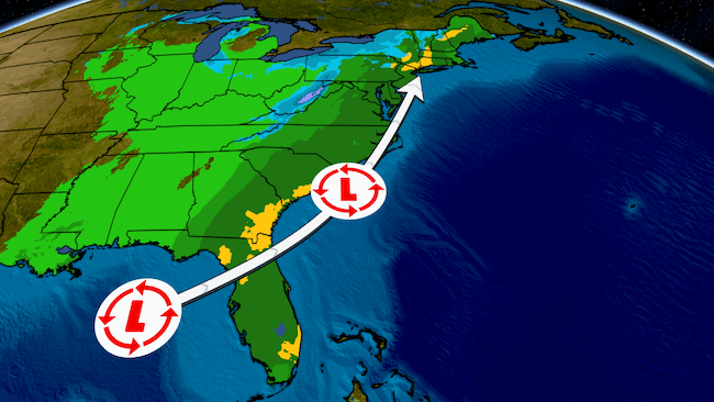 Tracking East Coast Storm From FLorida To New England Videos from The