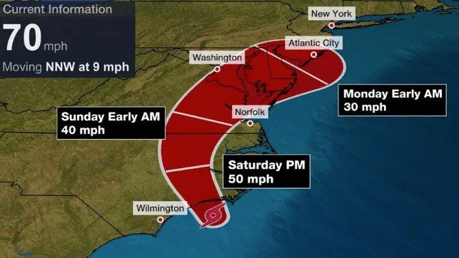 Ophelia Makes Landfall In North Carolina Videos from The Weather Channel