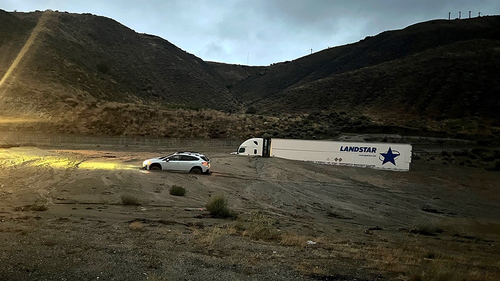 Hilary Brings Flooding To Nevada; Parts Of Southern California A Sea Of