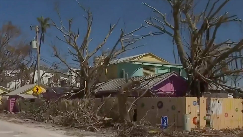 First Look At Damage From Ian On Captiva Island, Florida Videos from