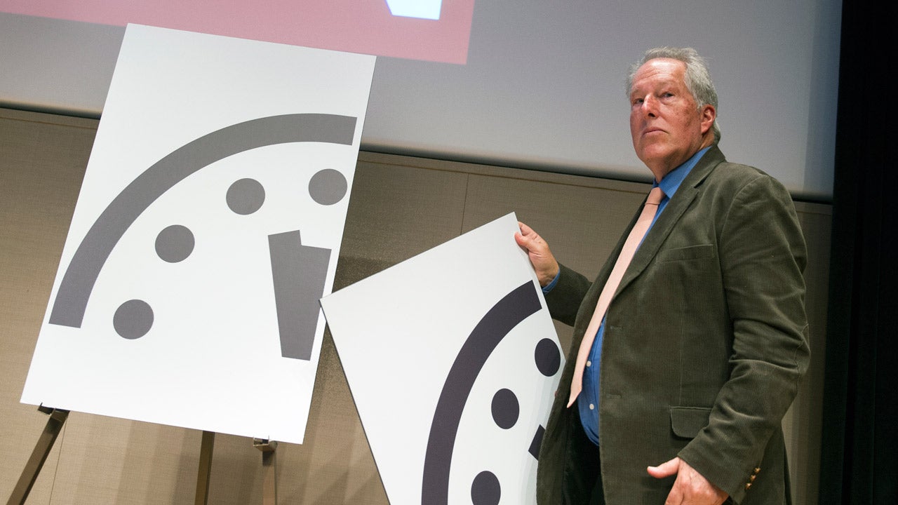 Doomsday Clock Moves Due to Climate Change, Signaling Mankind is Closer