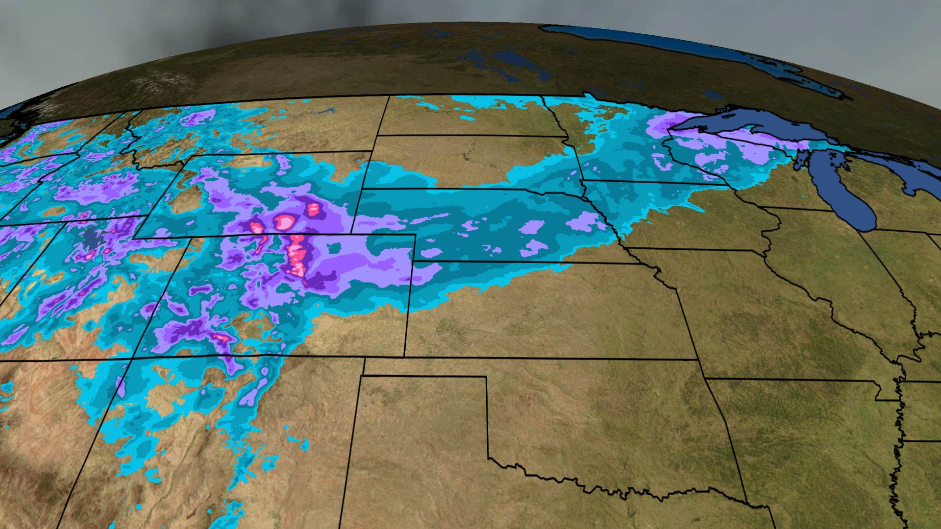 PreThanksgiving Storm Brings Snow, Strong Winds to Rockies, Plains and