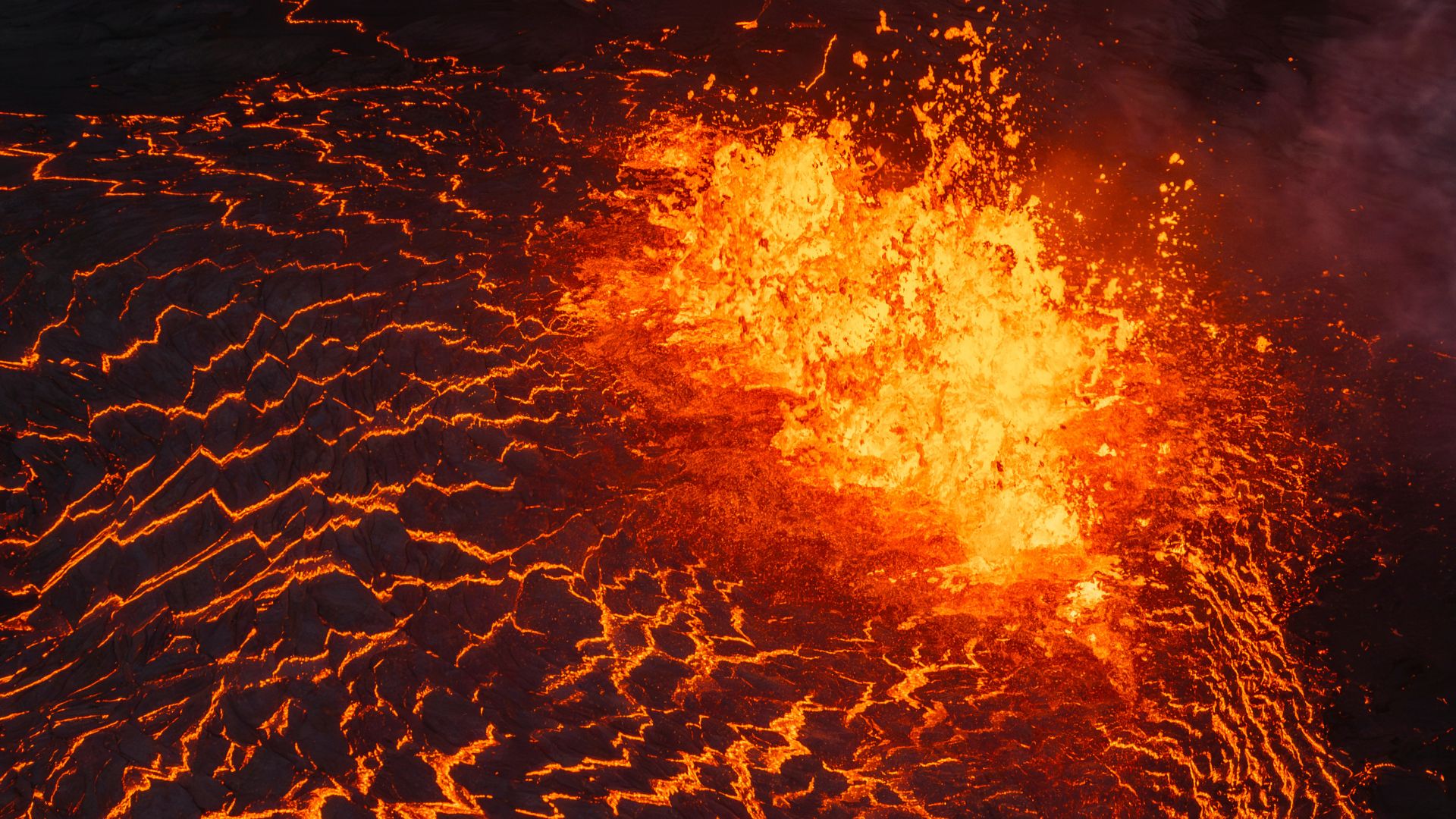 Lava Spurts From Iceland Volcano For Second Day