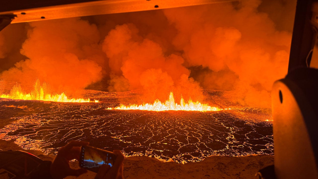 Iceland Volcano Eruption, In Pictures