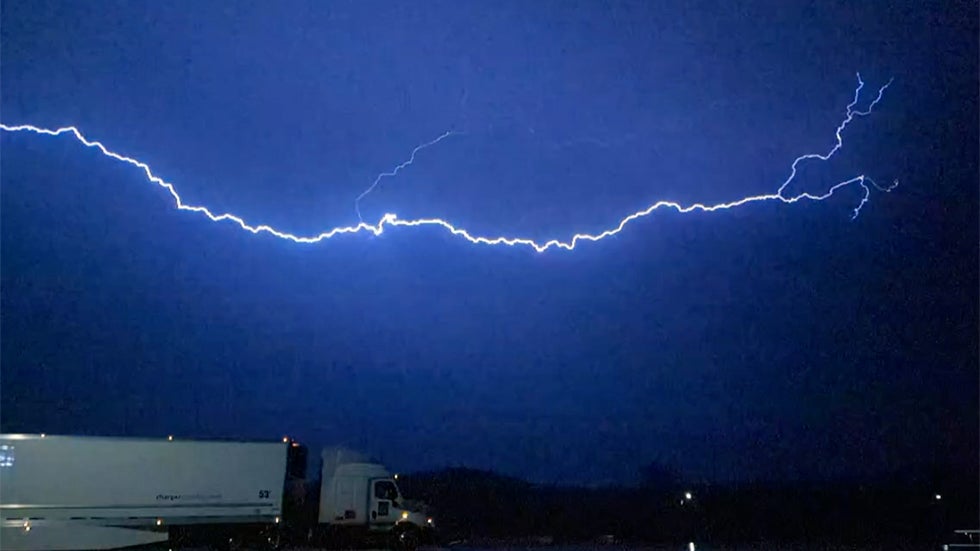 Lightning Puts On Mesmerizing Show Over Iowa, Missouri Videos from