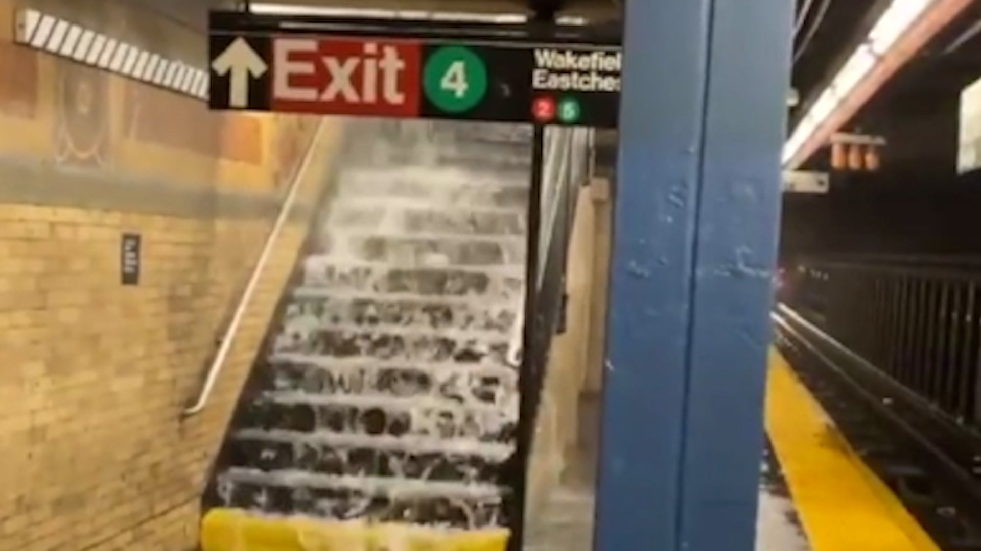 NYC Subway Unprepared for Extreme Flash Flooding Videos from The