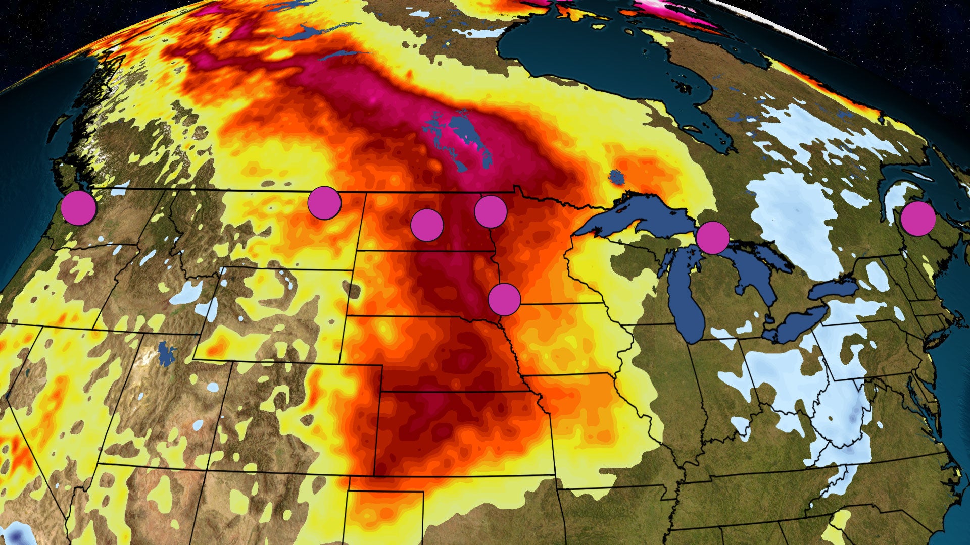 It's Been the Warmest Winter on Record So Far for Some Typically Cold