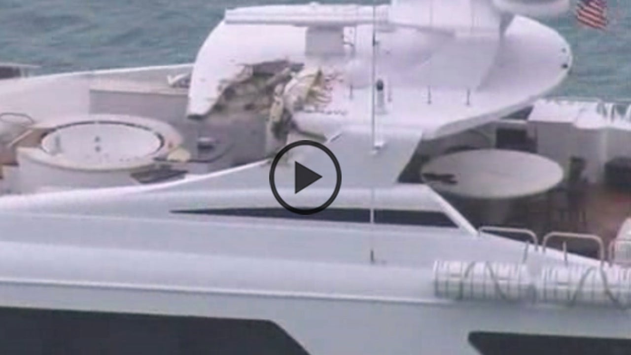 Huge Yacht Damaged in Surprising Accident The Weather Channel