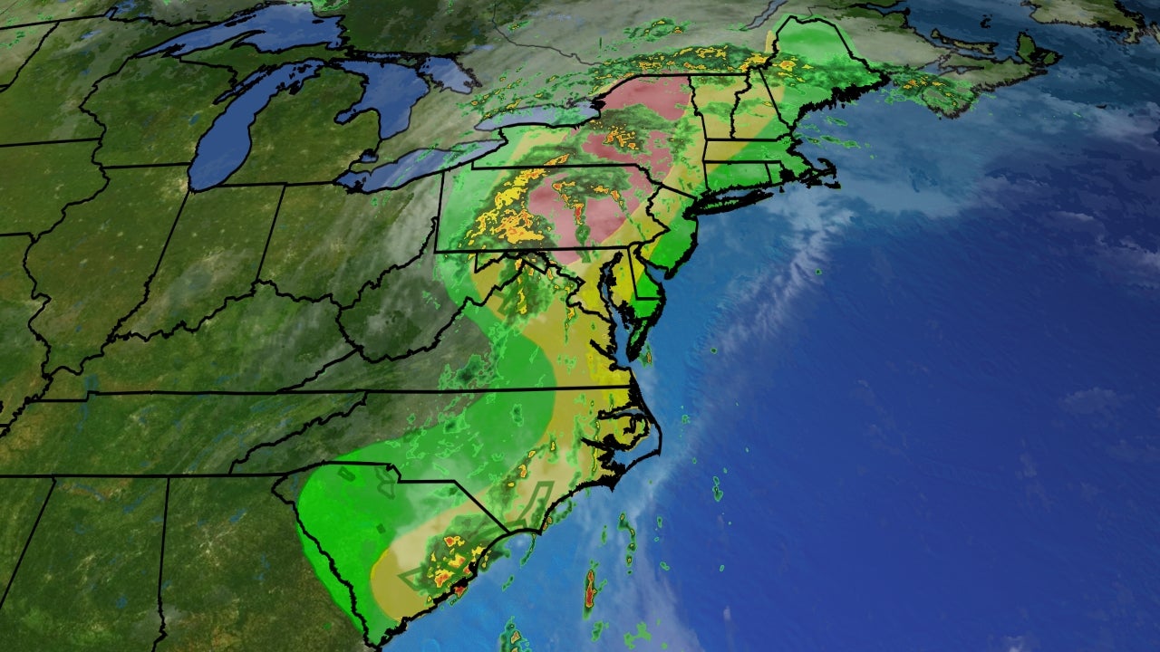 Debby's Remnants Bring Flooding Rain, Gusty Wind, Tornado Threats To