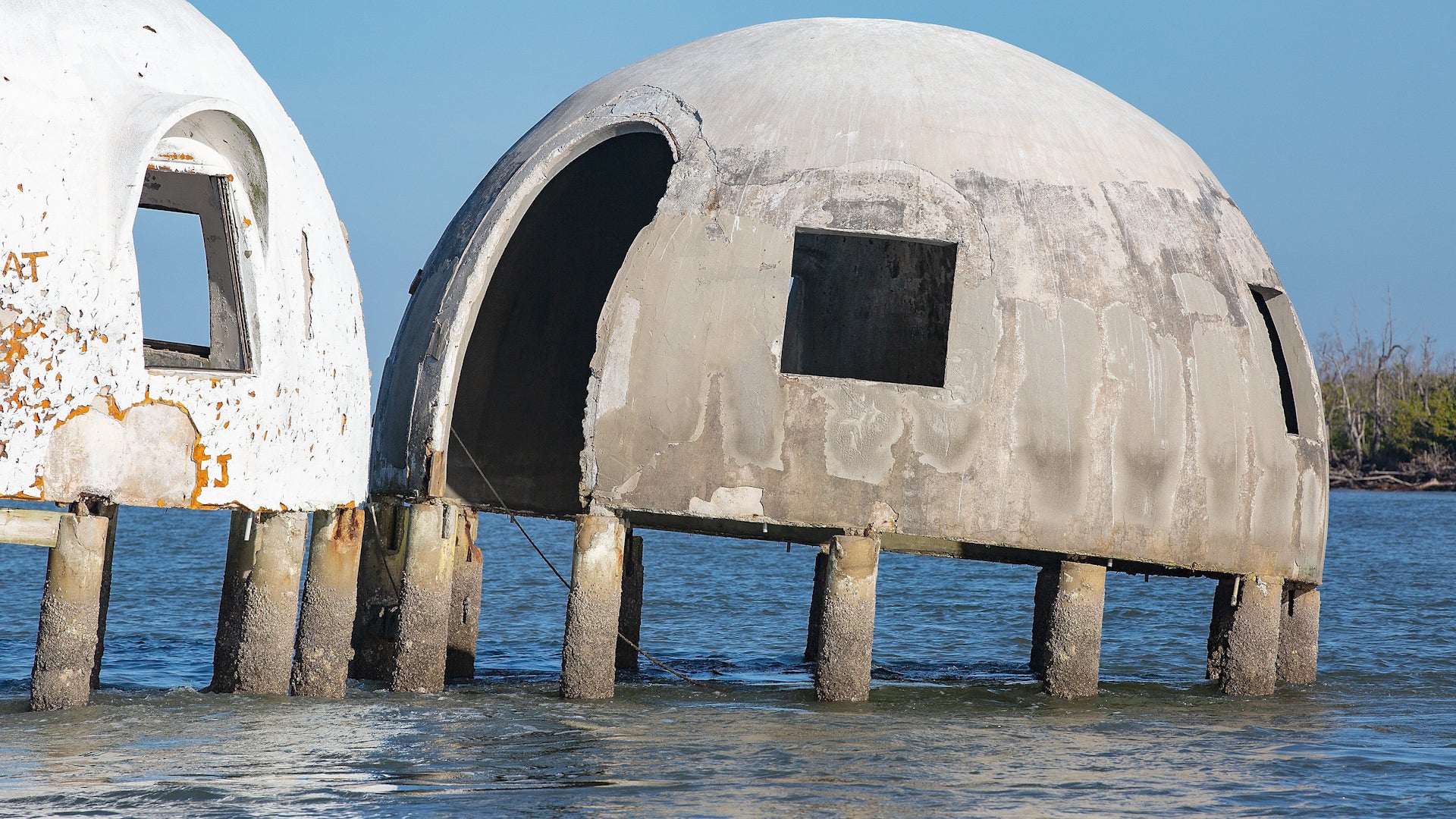Mysterious DomeShaped Home Sinking into the Sea The Weather Channel