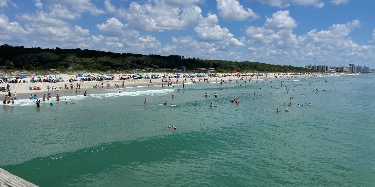 Why Have Some South Carolina Beaches Had Such Beautiful Blue Water