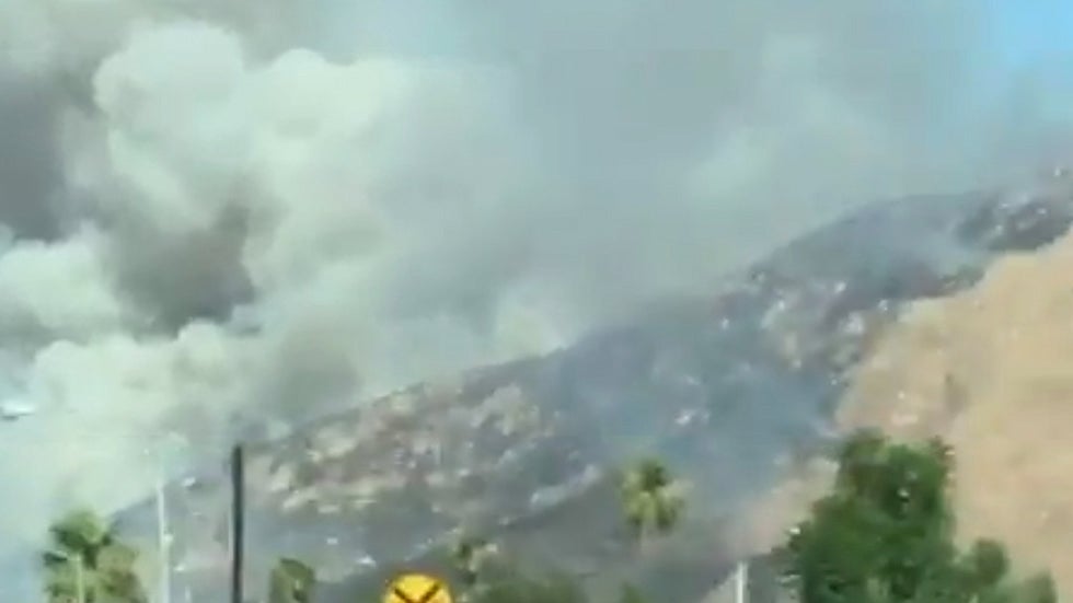 Evacuations Lifted in Southern California's Blaine Fire The Weather