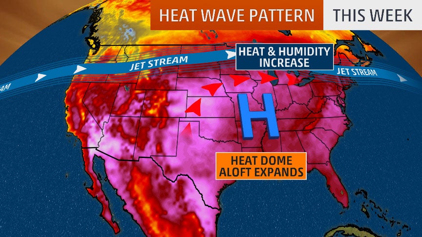 Dangerous Heat Wave Continues This Weekend in the East, Midwest The