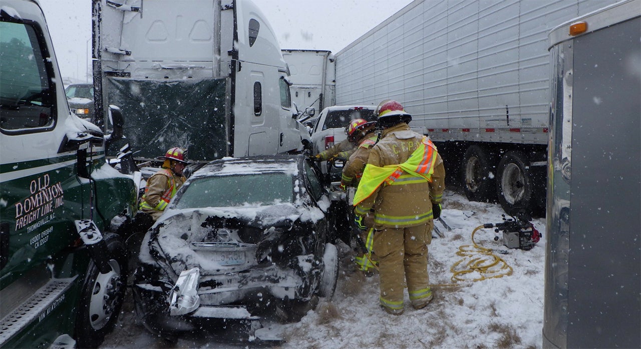 Winter Storm Nadia Kills 1, Shuts Down Highways and Triggers Pileups in