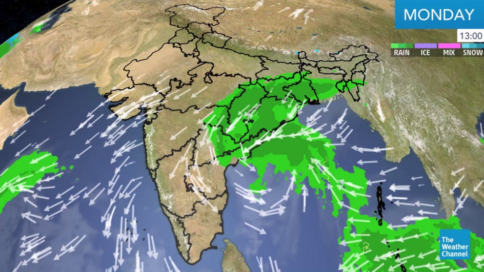 More Rains in South; North Remains Dry and Cold