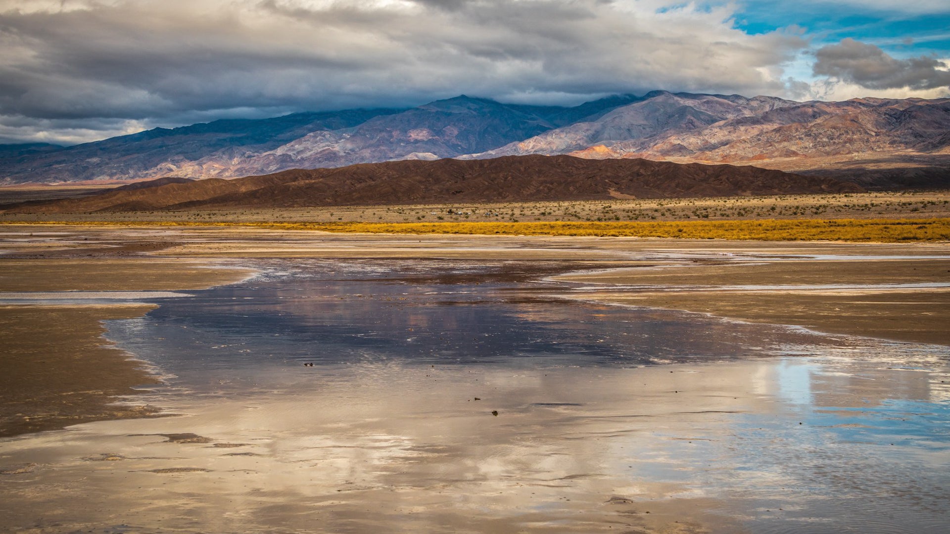 Death Valley Gets Temporary Lake After Storm Floods Parts of Park The