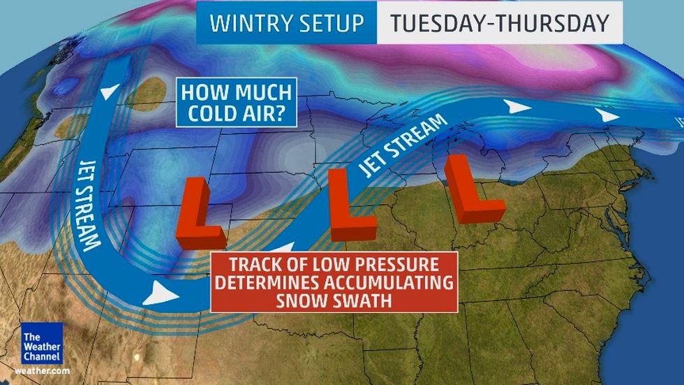 Cross Country Winter Storm Possible From Rockies to Plains, Midwest