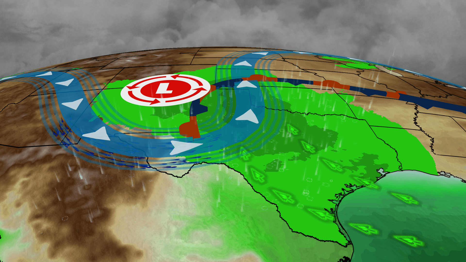 Rainmaker Storm To Cross Southern Plains Videos from The Weather Channel