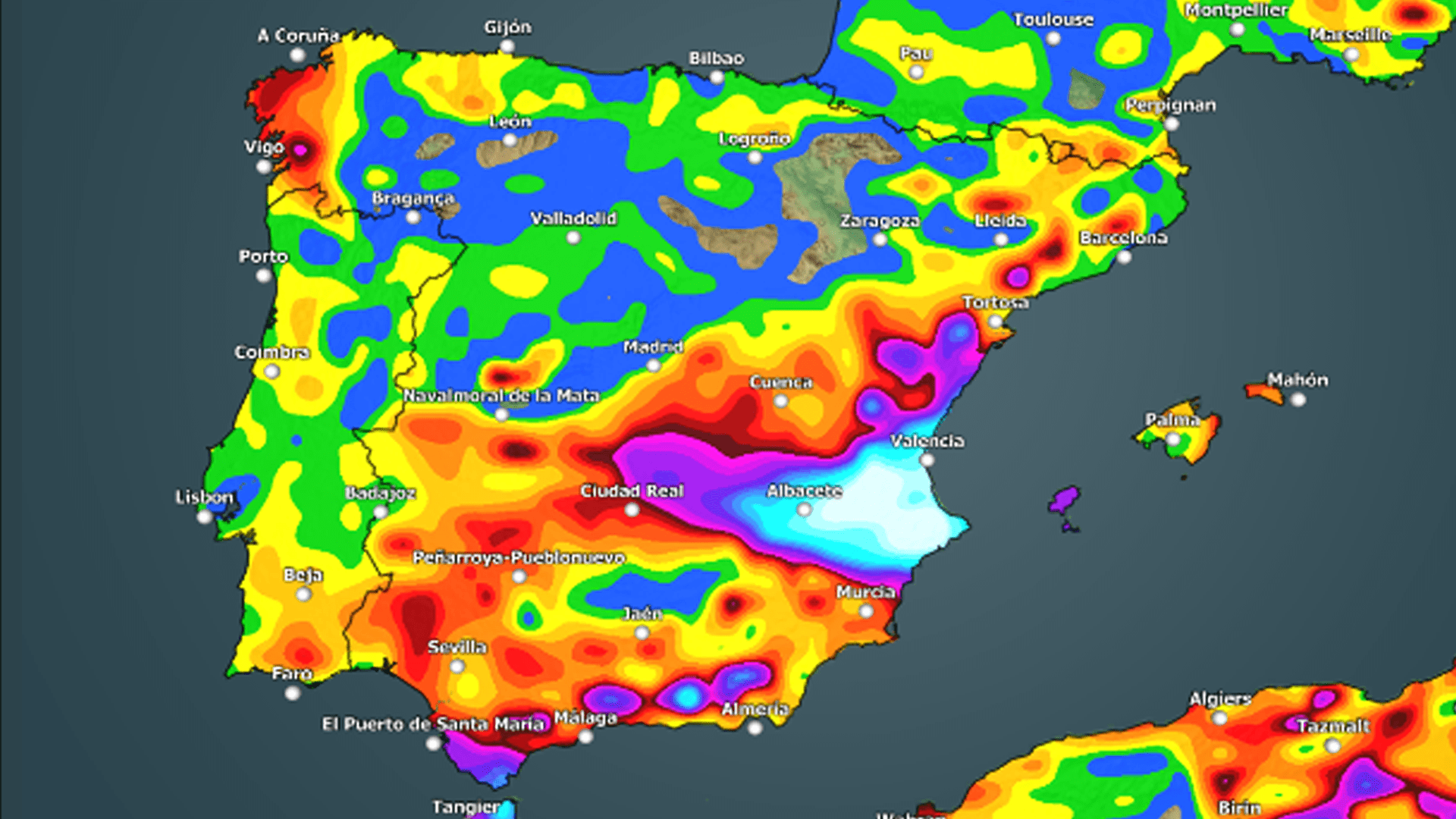 Land unter in Valencia Spanien droht neues Unwetterchaos