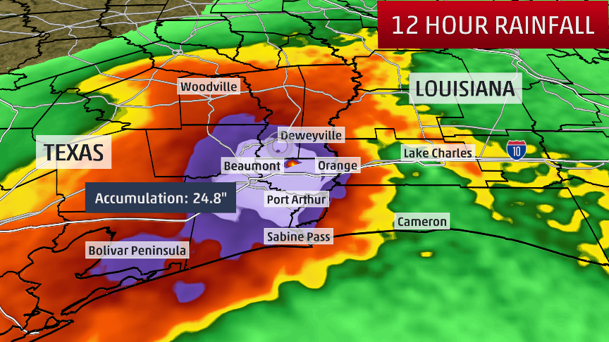Harvey's Impacts Outside of Houston Seniors Evacuated in Orange, Texas