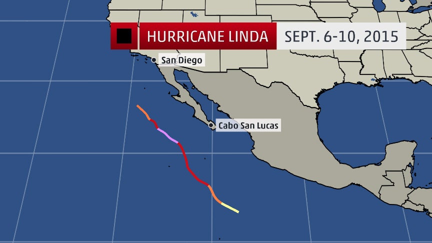 Hurricane Linda Recap The Weather Channel