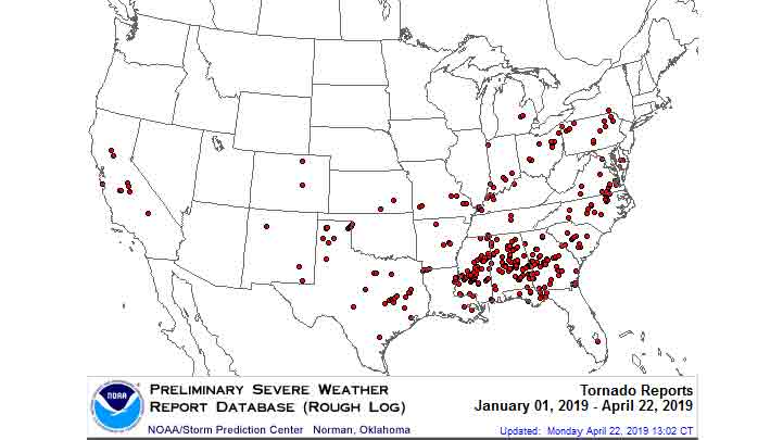 Alabama Has Already Seen More Tornadoes This Year Than Its